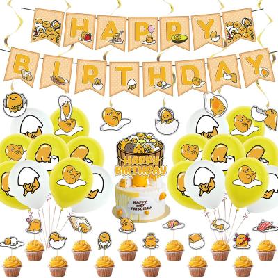 China Party Decoration Balloon Ychon Egg Theme Party Decoration Balloon Set Birthday Festival Party Decoration Balloon Set Supplies for sale