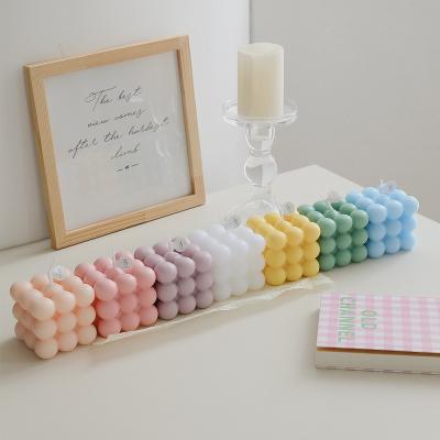 China Party Candles Scented Ychon Rubik's Cube Candle Wholesale With Hand Creative Gift INS Decoration Set Home Shooting Props Rubik's Cube Candle for sale