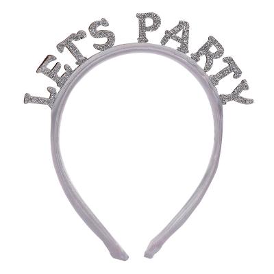 China Party Decration Ychon 2022 Happy New Year Letter Headband Christmas Party Supplies Atmosphere Decoration Props for sale