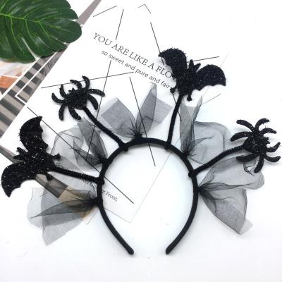 China Party Decration Ychon Party Horror Decorated Spider Bat Halloween Head Clasp Halloween Atmosphere Hair Band for sale