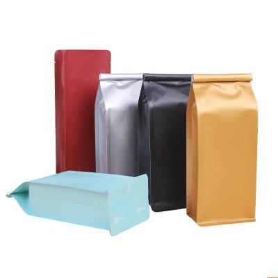 China Coffee Bean Bag Aluminum Foil Self Standing Bag Zipper Tea Food Packaging Moisture Proof Octagonal Sealing Bag for sale