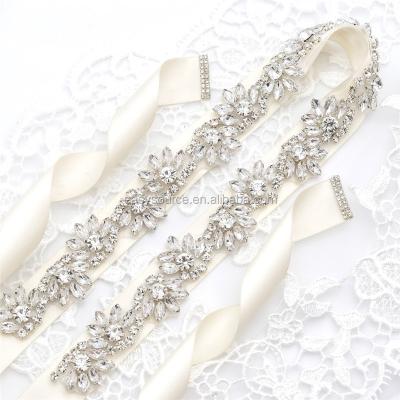 China RE5025 Vintage Women's Crystal Diamond Bridal Belt Sashes Wedding Belt Sash For Wedding Dress for sale