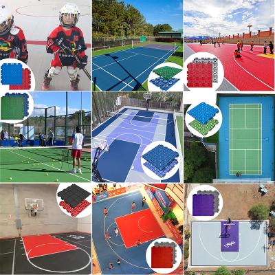 China Multi Patent Roller Skating Track Sport Versa Mobile Portable Cover for Tenis Snap Outdoor Indoor Soccer Badminton Volleyball Court Tiles for sale