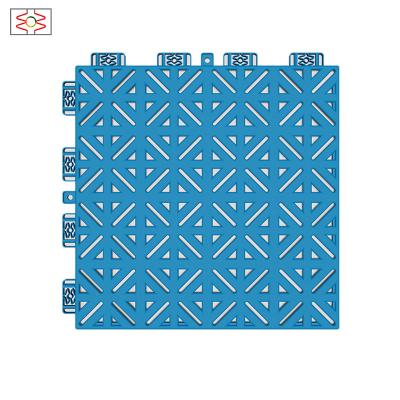 China Anti Slip Outdoor Use Outdoor Sports Flooring Plastic PVC RCHS Sports Court Flooring Outdoor PP Mat Basketball Court Rubber for sale