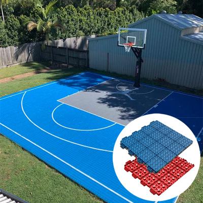 China China Materials Free Samples Indoor Volleyball Floor Mats Plastic Flooring Outdoor Basketball Court Flooring Tiles Rolls PP Tennis Court for sale