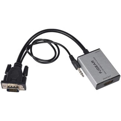 China ABS Case Audio And Video fjgear VGA To HDMI Converter HD 1080P Converter for sale