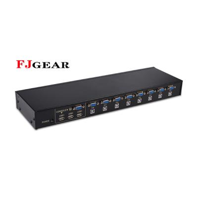 China port 8 kvm switch with 8 port hdmi auto kvm auto switch fjgear with auto 8 input 1 output kvm switch auto for sale