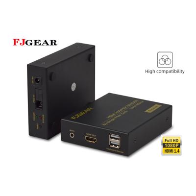 China Hot selling fjgear 20km HDMI KVM Supplement 20km HDMI KVM Supplement supporting long distance over fiber optic hdmi 1.4 for sale