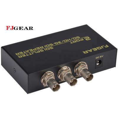 China 1 to 2 SDI Splitter Best 2 Port fjgear HDMI to SDI Splitter 3G to SDI Splitter 2 Port SDI Splitter for sale