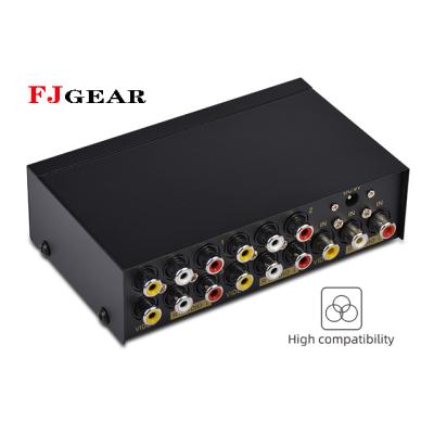 China 1 in 4 Audio Video Splitter 1X4 AV Splitter 2020 FJGEAR national price and hot-selling 1 in 4 AV Audio Video Splitter for sale