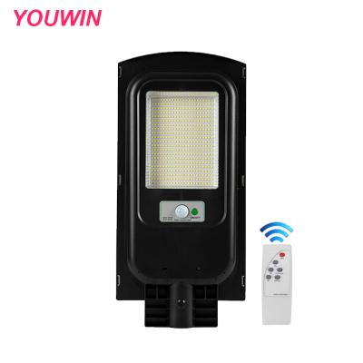 China Hot Sale 100w 200w 300w Outdoor Solar Road Light All In One Integrated Led Solar Yard Light Ip65 Waterproof for sale