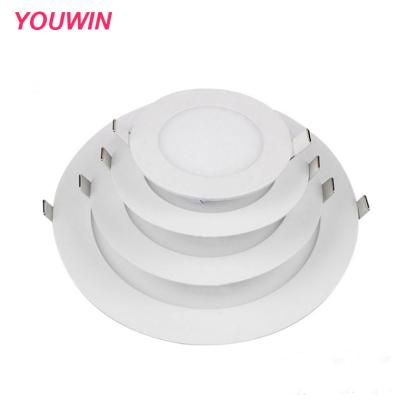 China YOUWIN LED Flat Panel LED Lights Ceiling Lamp 3W Indoor Panel Light Isolated Driver Slim LED Panel for sale