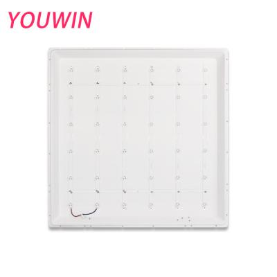 China Indoor YOUWIN Recessed 48W Panel Light Integrated Ceiling Installation 595X595 600X600 LED Panel Light for sale