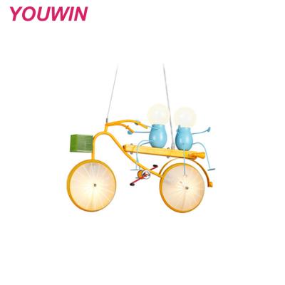 China Art Decor Personalized LED Baby Cartoon Bike Shape Little Kids Night Light for sale