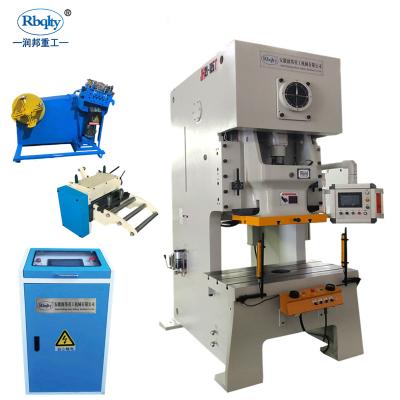 China Metal Sheet Stamping Power Press Machine 160T With Automatic High Quality Punch Feeder Te koop