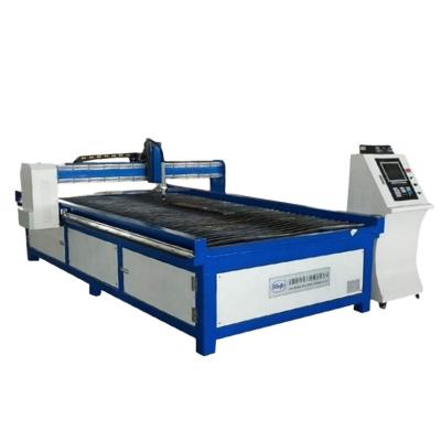 China Industrial metal cutting gantry cnc plasma cutting machine worktable plasma cnc cutting machine with 125A plasma source for sale