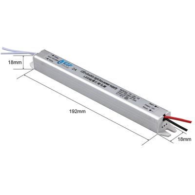 China Light Box BIS CE ROHS constant voltage led driver ac to dc chopstick ultra-slim power supply 24W TB-9XXX for sale