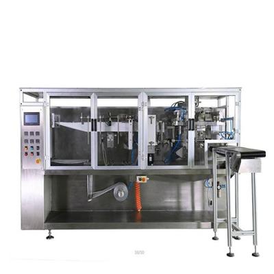 China Hot Selling Fully Automatic Food Bag Ground Coffee Small Horizontal Flat Filling And Packing Machine for sale