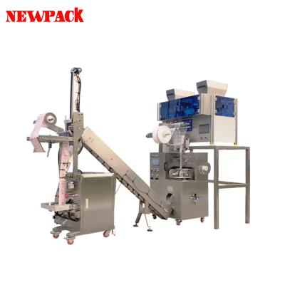 China Food Triangle Inner Tea Bag With Envelope Packing Machine for sale