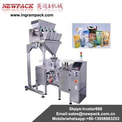 China Beverage Mini Doypack Filling Machine For Stand Up Pouch Plastic Packaging for sale