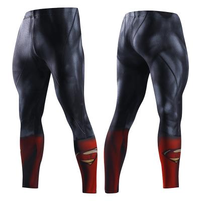 China Anti-Static Compression Pants Running Tights Men Shaping Jogging Trousers Gym Pants Men Streetwear Fitness Gaiters Pants for sale