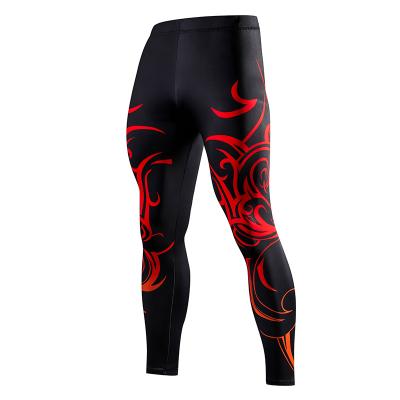 China Men Gym Compression Gaiters Sports Anti-Static Training Pants Mens Running Tights Pants Men Jogging Sportswear Quick Dry Trousers for sale