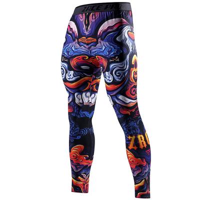 China Anti Pilling Compression Pants Mens Running Jogging Fitness Sports Leggings Gym Sportswear Male Yoga Bottoms for sale