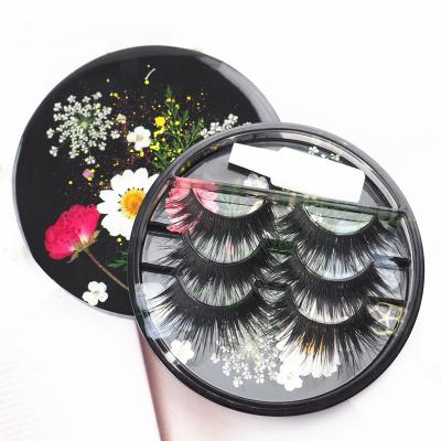 China DIY Resin Viable Glossy Silicone Round Eyelash Box Storage Molds With Lids Diy Glossy Epoxy Eyelash Storage Box With Cover For Silicone for sale