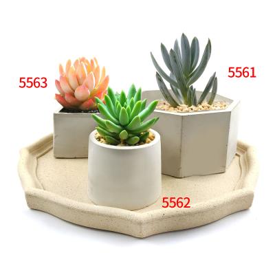 China Viable Concrete Epoxy Succulent Flower Pot Mold Storage Box Hexagon Round Square Jewelry DIY Flower Pot Silicone Mold Combination for sale