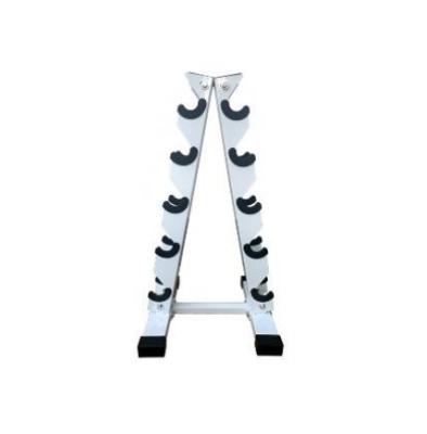 China Indoor commercial fitness equipment type a dumbbell rack 5 pairs of dumbbell rack for sale