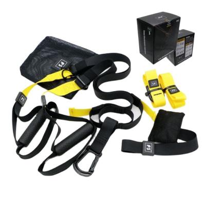 China Durable Fitness Bodyweight Strength Workout Suspension Resistance Bands Training With Anchor Kit Strap for sale