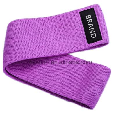 China Fitness Exercise 2inch Pink Green Resistance Band Cotton Fitness Circle Hip Bands Gray for sale