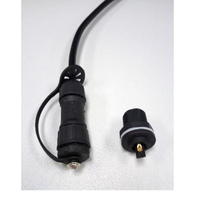 China Front Panel Waterproof Nylon Female Mount To Male Plug Electrical Socket m12 2-8 Pins Waterproof Wire To Board Connector for sale