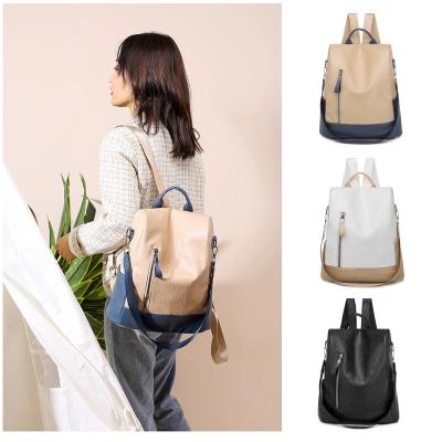 China High quality anti-theft anti-theft backpacks large capacity ladies school bagpack high quality waterproof Oxford women backpack backpack one back bag for sale