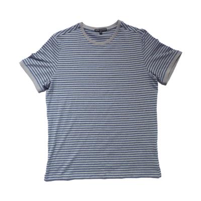 China Anti-Wrinkle Top Quality Hot Selling T-shirt Custom Striped T-shirts Meet Different Needs Wholesale for sale