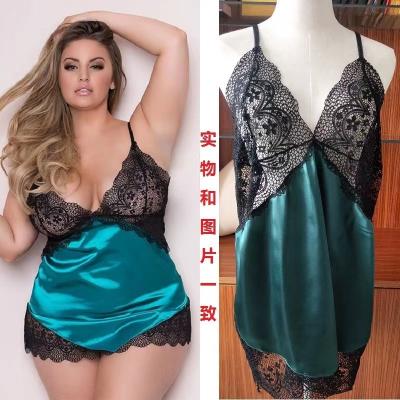 China Eco-Friendly .Breathable New Gothic Fetish Large size Hollow Halter Plus Size Open Crotch Temptation Patent Leather One Piece Sexy Lingerie Bodysuits for sale