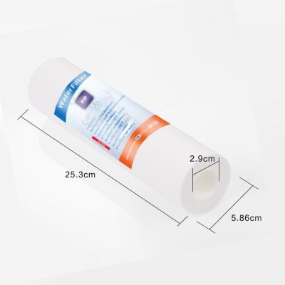 China Hotel PP Polypropylene Filter / PP Deposit Filter Cartridge With 5 Micron For RO Water Filter for sale