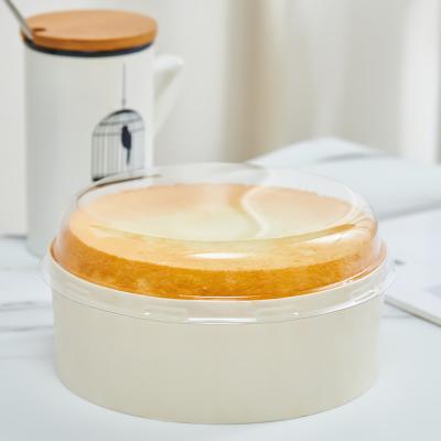 China Factory Wholesale Wooden Handmade Birch Bark Cheese Round Cake Packaging Box Eco - Friendly for sale