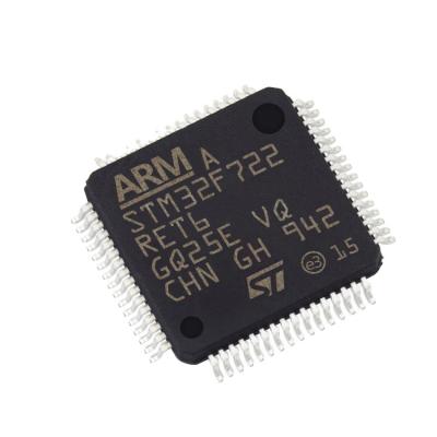 China New original high quality chip standard STM32F722RET6 IC Chips Integrated Circuit LQFP64 stm32f722ret6 for sale