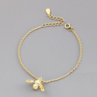 China High Quality REETI Gold Plated Silver High Quality Woman 925 Jewelry Bee Bracelet for sale