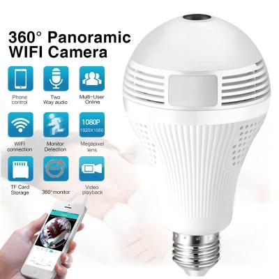 China Human Motion Tracking Full HD E27 Wifi Light Bulb Wireless Cloud Storage Auto Tracking Camera For General Family Indoor And Outdoor for sale