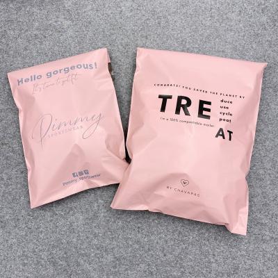 China Lovely Pink Moisture Proof Mailing Bags Strong Adhesive Courier Bags For Cosmetics for sale