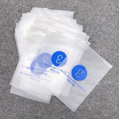 China Moisture Proof Eco-friendly Soft Plastic Cosmetic Packaging Frosted EVA/PE Ziplock Bag For Printing Custom Zip Lock Apparel for sale