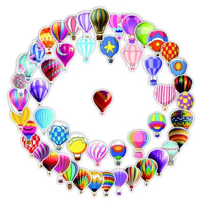 China Suitable for smooth insulation cup suitcase sticker cartoon heart balloon girl surfaces 50 pcs waterproof sticker for sale