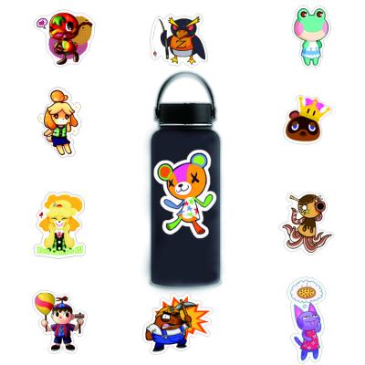 China Suitable for YT55-60 60PCS/Lot Soft Surfaces Animal Crossing Missions and Gameplay Waterproof Doodle Stickers on Bottle Laptop Luggage for sale