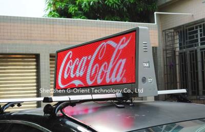 China Dual - Sided Taxi Sign For Car , Taxi Cab Advertising 7000-8000K for sale