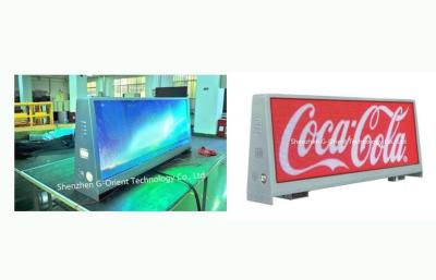 China SMD3528 RGB Mobile Media Taxi Advertising Display P5mm 4300cd Brightness for sale