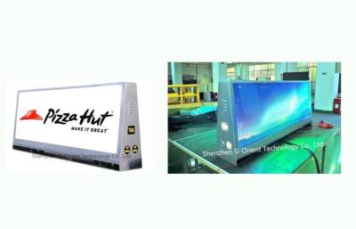 China Affluent Areas Digital Taxi LED Display For Animation Video Text Adverts for sale