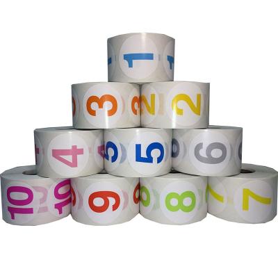 China Waterproof 5000 Labels Color Number 1.5