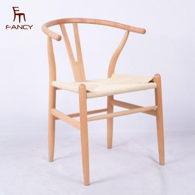 China Wholesale Nordic Leisure Single Seat Furniture Factory Backrest Fabric Cooling Wooden Cushion Dining Chair for sale